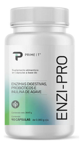 Enzimas Digestivas Probióticos Enzi-pro 90 Cápsulas Prime T