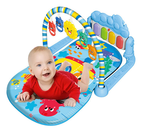 Gimnasio Para Bebés Piano Musical Tapete De Juegos Pataditas