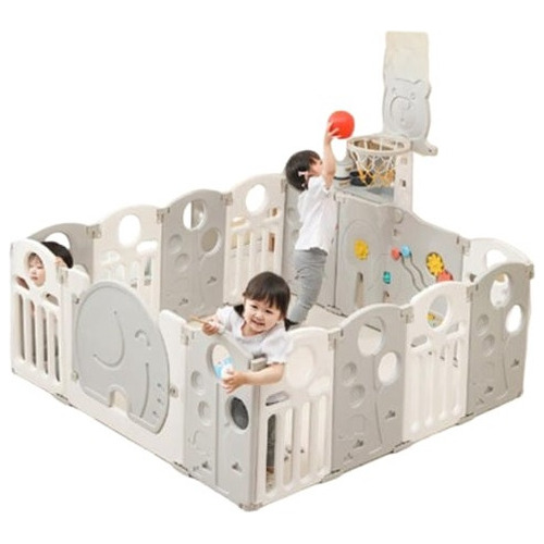 Corral Pvc Bebes Niños Juego Corral O Cerco Puertas