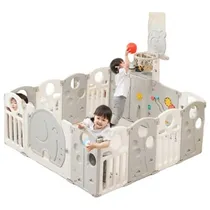 Comprar Corral Pvc Bebes Niños Juego Corral O Cerco Puertas