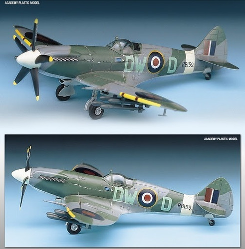 Imagen 2 de 5 de Spitfire Mk.xivc - Escala 1/72 Academy 12484