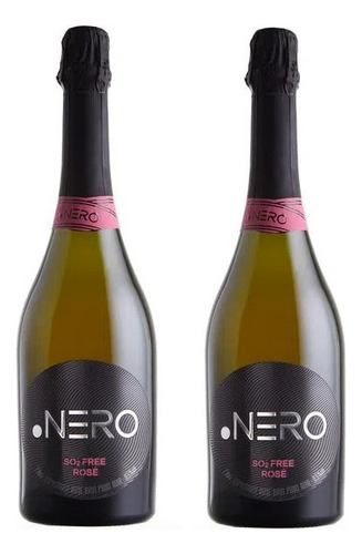 Kit 2 Un Espumante Ponto Nero Cult Brut Rosé So2 Free 750 MlPonto Nero adega Ponto Nero 750 ml