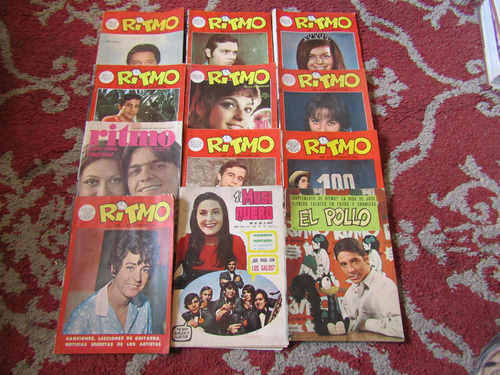 Revistas Ritmo De La Juventud Años 60  (12 Numeros )