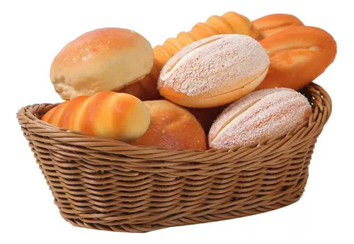 Juego De 3 Cestas De Mimbre Para Pan Tejidas, Bolsa De Almac