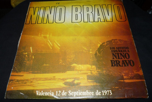 Jch- Nino Bravo Los Artistas Españoles 1973 Lp Doble