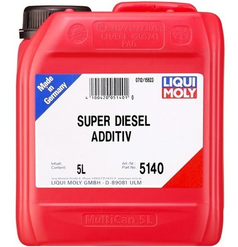 Liqui Moly Limpia Inyectores Diesel X 5lt.