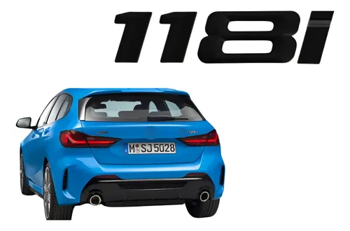 Ontto Adesivo Emblema Lettera Numero Per BMW Serie 1 118i 120i 125i 128i 130i 135i Emblema Distintivo Adesivo Baule Posteriore Coperchio Numero Lettere Adesivi Decorazione Auto Argento Cromato- 135i - 5