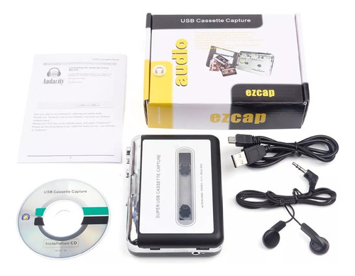 Para Leitor E Conversor De Fitas Cassetes Para Mp3 Usb