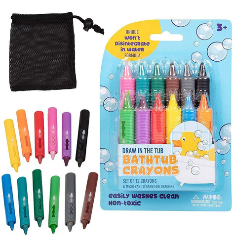 Set De Crayones De Baño: Conjunto De  Colores De Tina ...