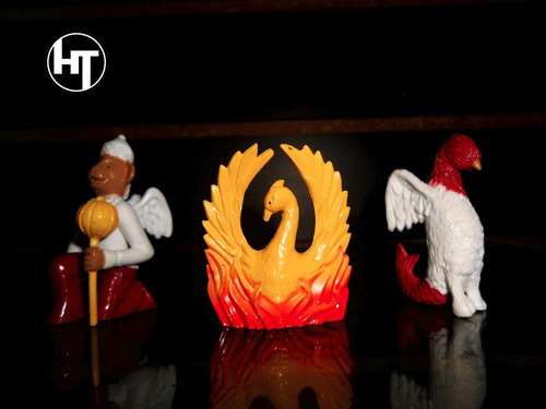 Imagen 6 de 9 de Criaturas Mitologicas, 16 Mini Figuras, De Plastico, 2 Pulga