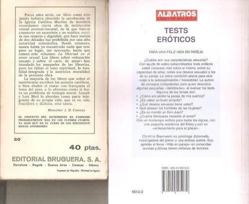 Novelas Eróticas Sexo Matrimonio Tets Eroticos Lote 7 Libros (Usado)