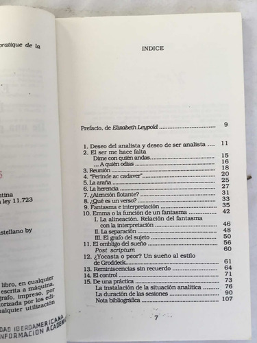 El Ombligo Del Sueño Práctica Del Psicoa Laurece Bataille (Usado)
