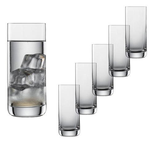 Jg 6 Copos Longdrink Cristal Convention 370ml Schott Zwiesel