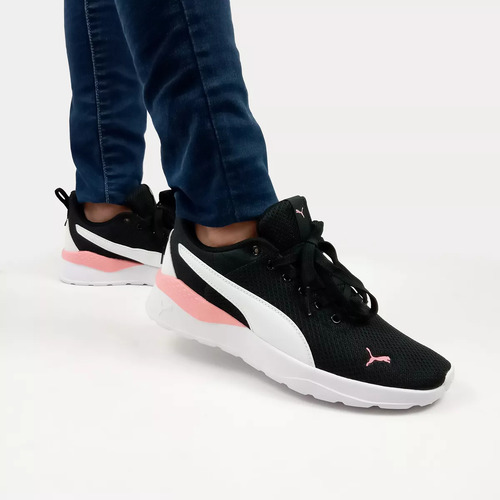 Tenis Puma Anzarun Lite Negro Modelo Unisex Hombre / Mujer