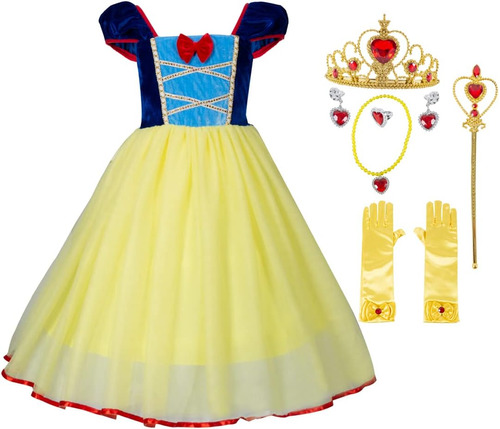 Vestido De Princesa Disfraces De Niña Fiesta De Navidad De H
