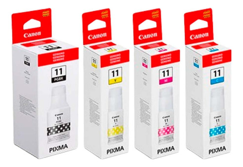 Pack Tinta Canon Pixma Original Serie Gi-11 G2160 G3160