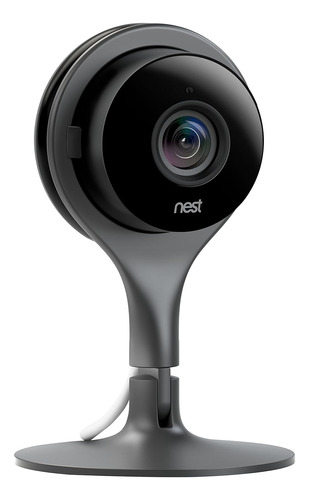 Google Nest Cam Indoor Negro, Seguridad Sin Complicaciones E