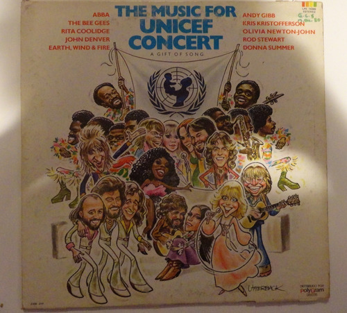 The Music For Unicef Concert - A Gift Of Song Lp 