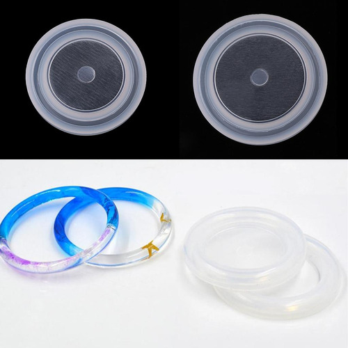 2 Juegos De De Brazalete De Silicona Para Joyas De De