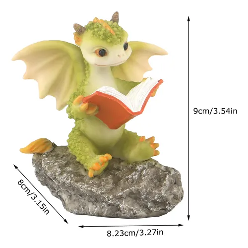 Keepkap Estatua De Dragon, Mini Figura De Dragon, Decoracion