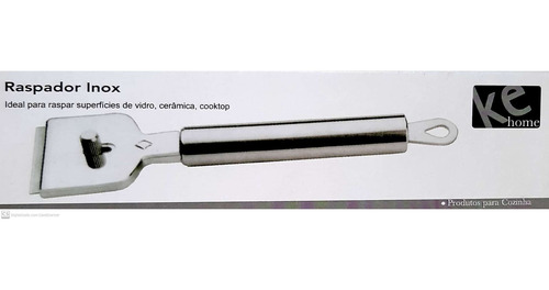 Imagem 6 de 8 de Raspador Inox Raspar Superfícies De Vidro Cerâmica E Cooktop