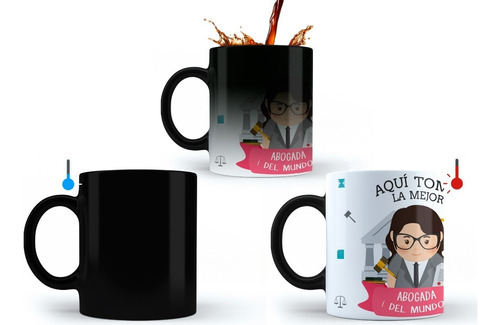 Taza Magica Profesiones Varios / Doctor  / Contador /abogado