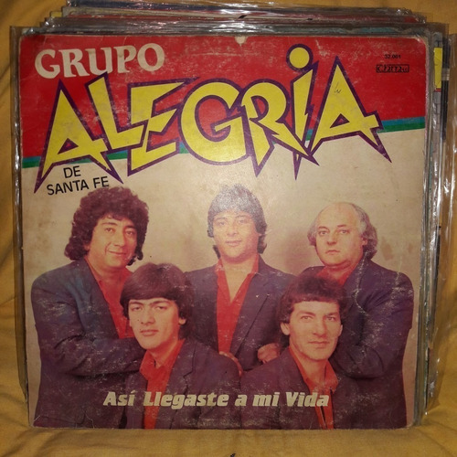 Vinilo Grupo Alegria Asi Llegaste A Mi Vida Aaaa C2