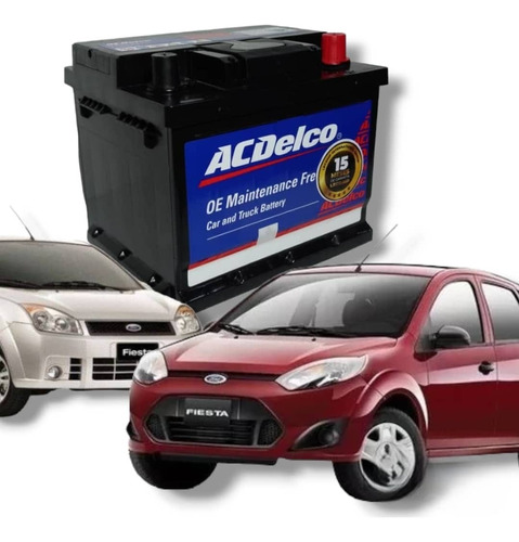 Batería Acdelco Lbn1 (g36)-600amp Ford Fiesta Power-max-move