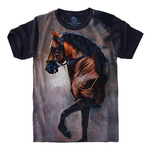 Camiseta Camisa Horse Cavalo Egua Adulto Infantil S-463