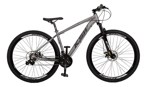 Bicicleta Aro 29 Ksw Xlt 100 24 Marchas Alumínio Freio Disco Cinza/preto 17 - R$ 677