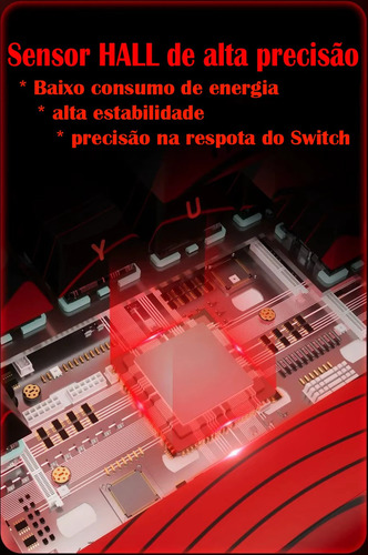 Teclado Madlions 60he Preto, Switch Magnético Amber Pro Cor De Teclado Preto