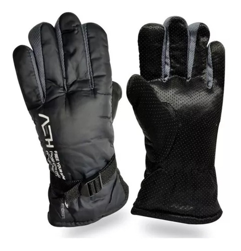 Guantes Moto Invierno Corderito Ajustables Antideslizantes