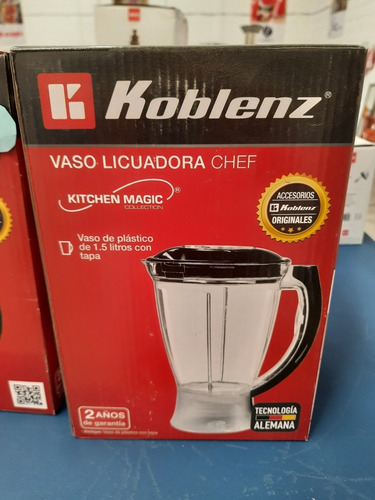 Imagen 1 de 2 de Vaso Repuesto Licuadora Chef Koblenz