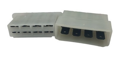 Conector Universal 8 Vias (juego Macho Y Hembra) 