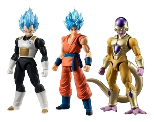 Resurreccion Freezer Dragon Ball Set X 3 Articulables + Acce