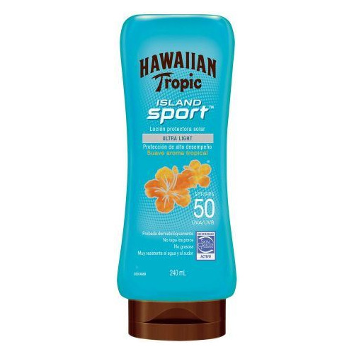 Loción Ultra Light Island Sport Hawaiian Tropic Fps 50 240 M