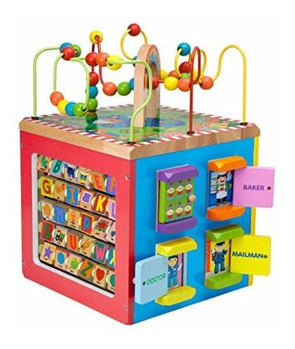 Cubo De Actividades De Madera Alex Discover My Busy Town
