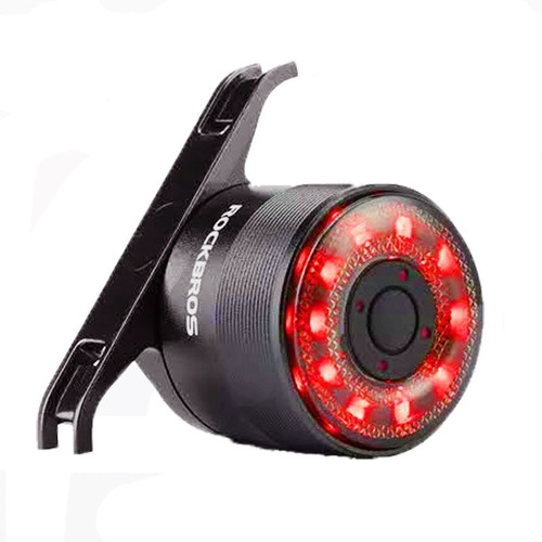 Luz Trasera Rockbros Q1 Multicolor Para Bicicleta 