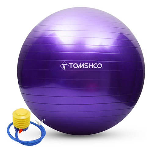 Pelota De Yoga Con Bomba Tomshoo, 45 Cm/55 Cm/65 Cm/75 Cm Ba