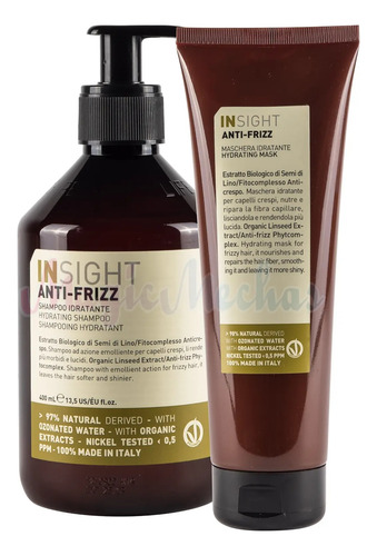 Kit Insight Antifrizz Sh + Mask - mL a $154