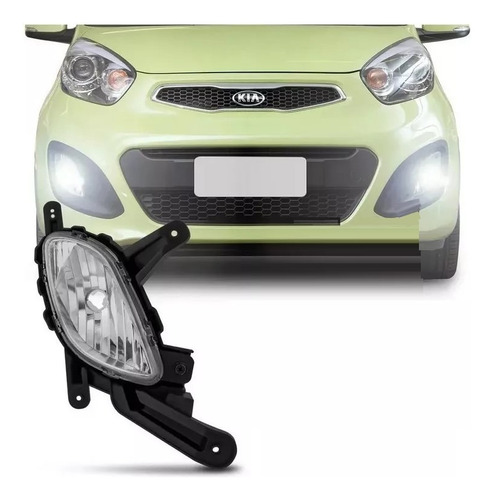 Faro Auxiliar Antiniebla P/ Kia Picanto 2012 2013 2014 