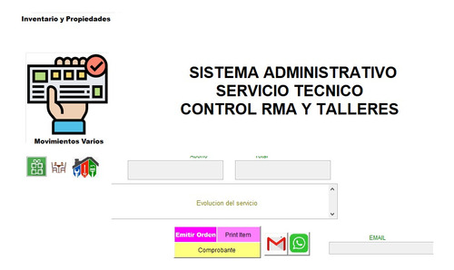 Sistema Servicio Tecnico Incluye Envio De Whatsapp 