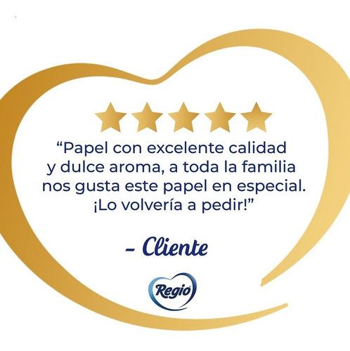 Imagen 3 de 5 de Papel Higiénico Regio Luxury Almond Touch 8 Rollos