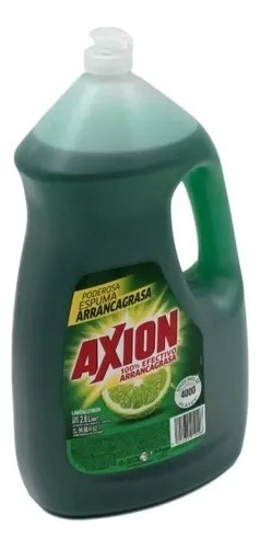 Jabón Líquido Lavatrastes Axion 2.8 L * Arranca Grasa *