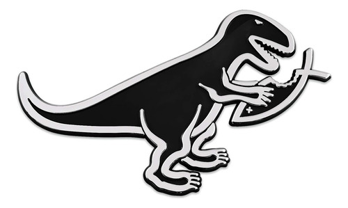 T-rex - Emblema De Plástico Para Automóvil De Pescado Cristi