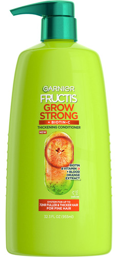 Garnier Fructis Grow Strong - Acondicionador Espesante Para.