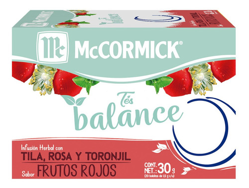 Té Mccormick Balance Buenas Noches 20 Sobres 30g