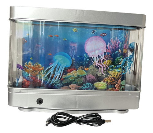 . Luz Led Nocturna For Acuario Falso, Pecera Artificial,