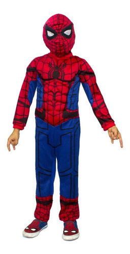 Imagen 2 de 9 de Disfraz De Spiderman Para Niños - Hombre Araña