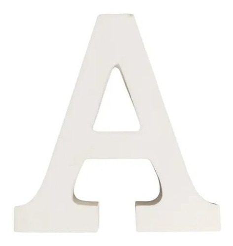 Letras Decorativas De Madera Blancas 11cm 